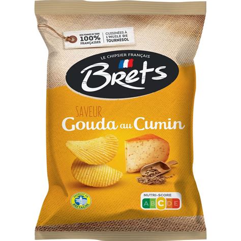 BRETS Chips Saveur Gouda Cumin 125g Pas Cher Auchan Fr