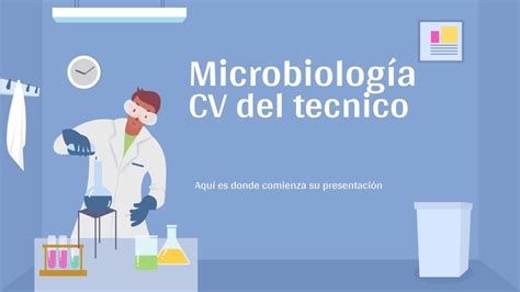 Curriculum Vitae Para T Cnico De Laboratorio De Microbiolog A Azul