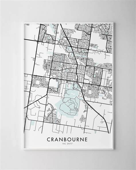 Melbourne – Cranbourne Map Print - Chelsea Chelsea