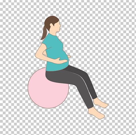 Exercise Ball Sit Clip Art