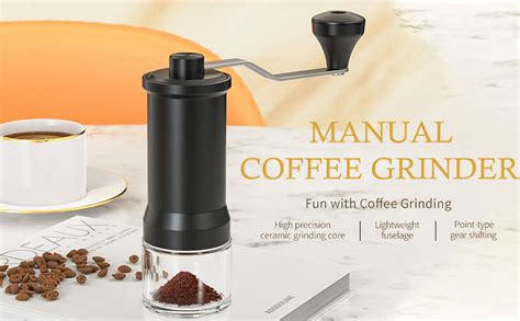 Amazon Z OneMart Manual Coffee Grinder Ceramic Burr Coffee