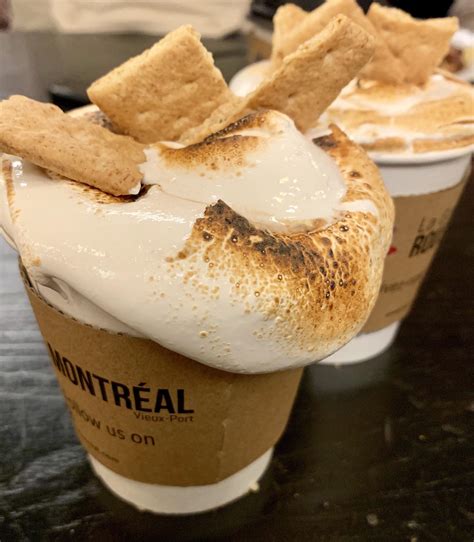 Smores Hot Chocolate From Old Port Montreal R FoodPorn