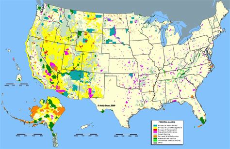 [Map] [1434 × 932] US Federal Land by Department : NoSillySuffix