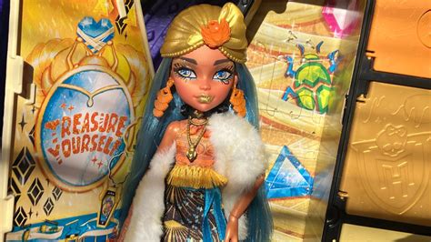 Monster High G3 Skulltimate Secrets Fearidescent Cleo De Nile Doll Review And Unboxing Youtube