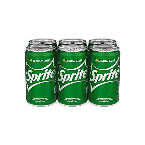 Sprite Soda Lemon Lime Mini 6pk Bebidas Sin Alcohol Selectos