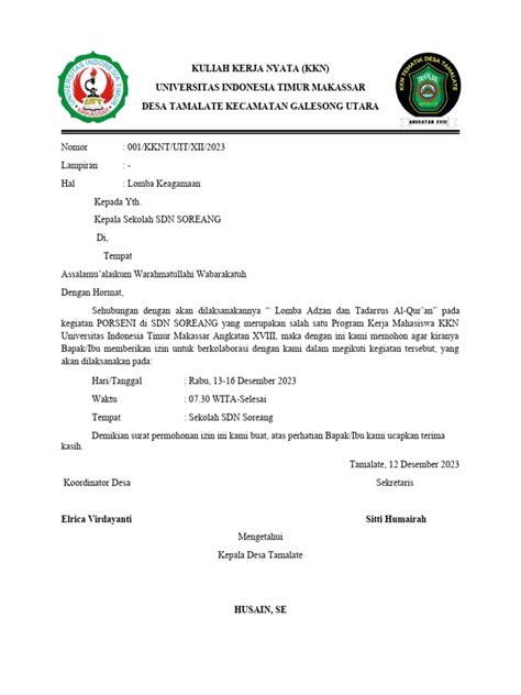 surat permohonan kolaborasi kkn