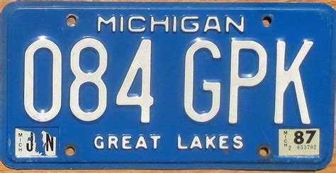 Michigan Product Categories Automobile License Plate Store