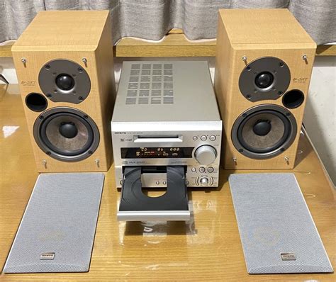 【目立った傷や汚れなし】中古美品 Onkyo Fr Sx7（fr X7d Sx7） 整備and動作確認済 オンキヨー Cdmdミニコンポ