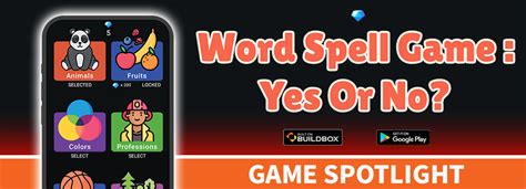 Buildbox Game Spotlight: Word Spell Game: Yes or No - Buildbox | Game ...