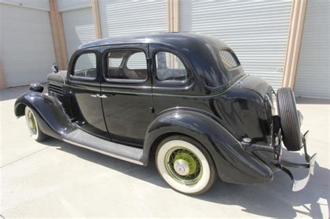 No Reserve 1935 Ford Model 48 Deluxe Fordor Sedan For Sale On Bat