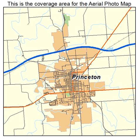 Aerial Photography Map of Princeton, IL Illinois