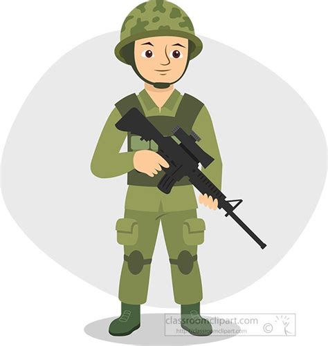 Military Clipart - american-soldiers-military-clipart-2 - Classroom Clipart