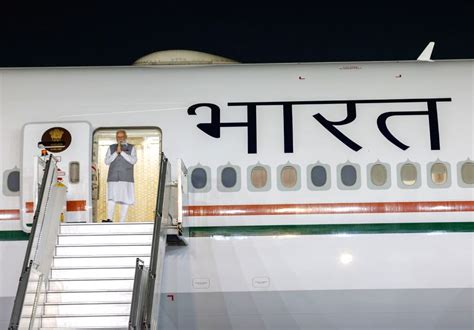 Prime Minister Narendra Modi Arrives In New Delhi