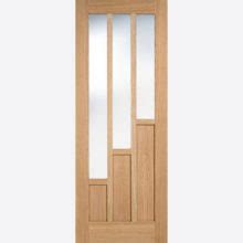 Oak Coventry Glazed L Pre Finished Door Doors Windows Stairs