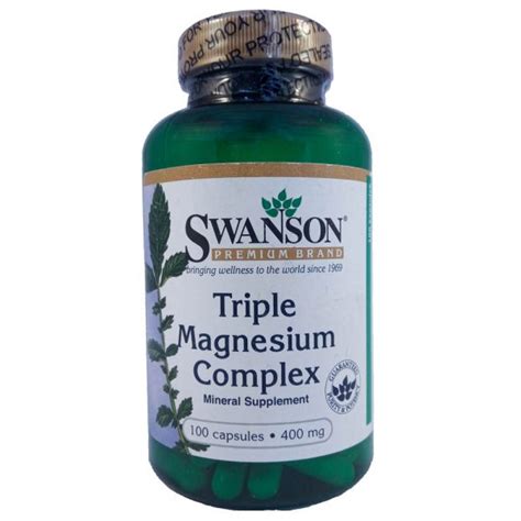 Triple Magnesium Complex Mg Swanson Kaps Zdrowie J Dryka