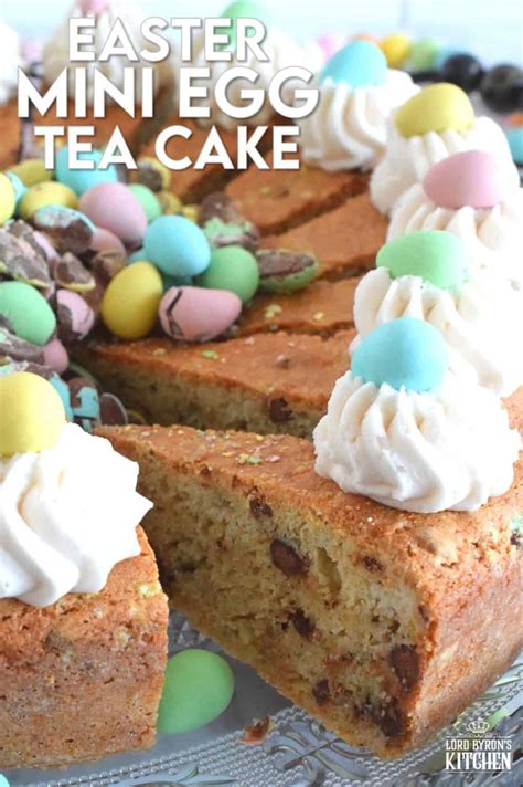 Easter Mini Egg Tea Cake Lord Byrons Kitchen