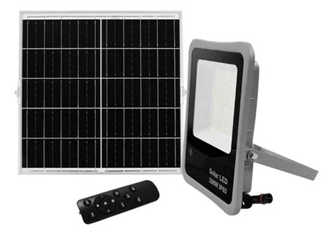 Reflector Led Panel Solar Exterior Kley Ref s200w 200w 6500k Envío gratis