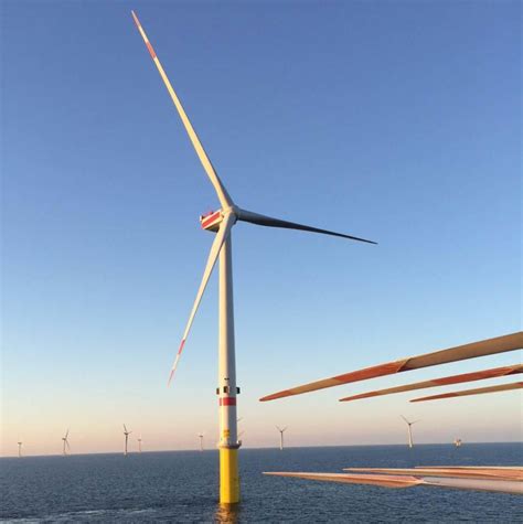 First Borkum Riffgrund Turbine In Place Offshore Wind