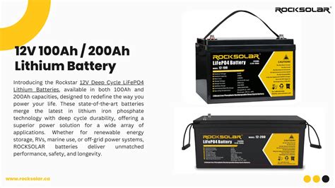 Rocksolar Lithium Iron Phosphate Battery Ppt