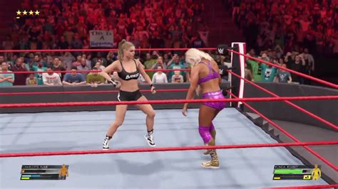 WWE FULL MATCH Charlotte Flair Vs Rounda Rousey Monday Night RAW