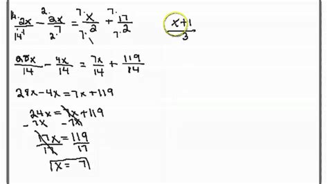 Rational Equations Part 1 Youtube