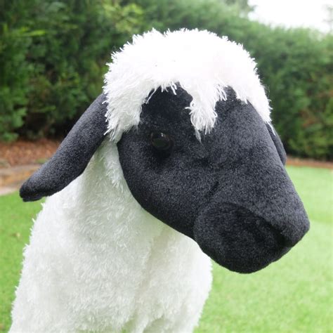 28 INCH LONG BLACK FACE PLUSH SHEEP at Plush Horse - Quality Stuffed ...