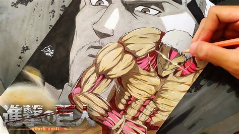 【進撃の巨人】drawing Reiner Braun Armored Titan Shingeki No Kyojin