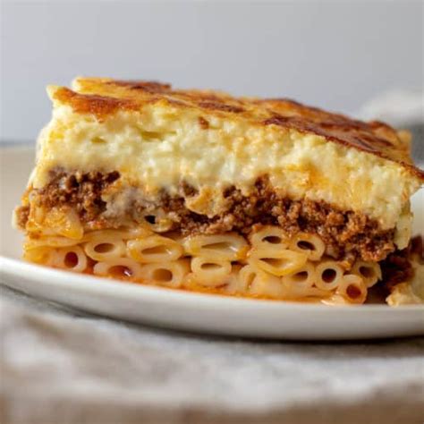 Authentic Pastitsio Greek Lasagna Recipe