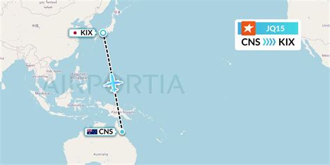 JQ15 Flight Status Jetstar Airways Cairns To Osaka JST15