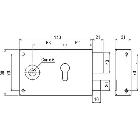 Serrure De Suret Horizontale Cylindre Europ En Inox Gauche Devismes