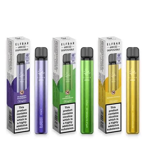 Elf Bar V2 600 Disposable Vape Kit £4 99 Or 5 For £22 50