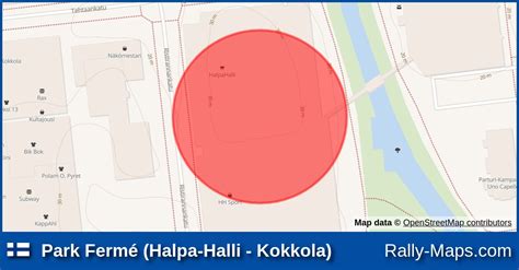 Park Ferm Halpa Halli Kokkola Stage Map Kokkola Ralli