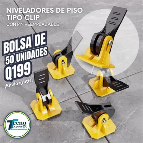 Niveladores De Piso Tipo Clip Tecno Expres Gt