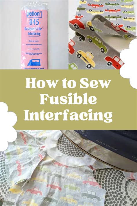 Sewing Interfacing How To Sew Fusible Interfacing