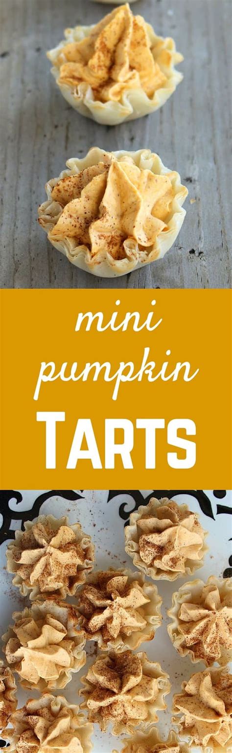 Mini Pumpkin Pie Tarts Rachel Cooks®