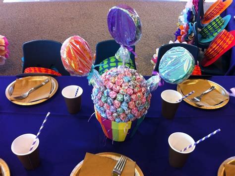 Willy Wonka Kids Centerpiece Kids Centerpieces Diy Balloon