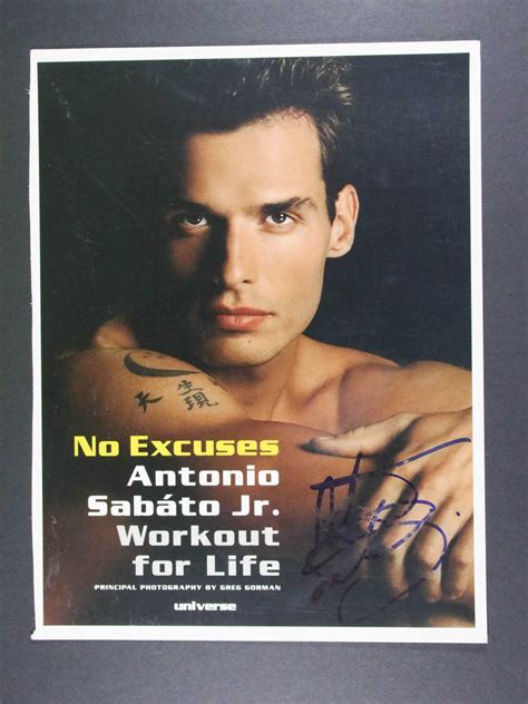 Antonio Sabato Jr Autographed Color X Photo Aacs Autographs