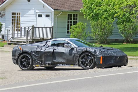 Upcoming Mid Engined Corvette Seen Under Heavy Camo Gtspirit