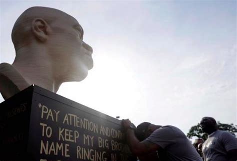 George Floyd statue debuts in Brooklyn on landmark Juneteenth holiday ...