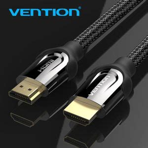 Vention Nylon Braided Hdmi Cable M Black Metal Type Ven Vaa B B