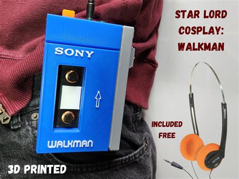 Star Lord Costume Replica Walkman Inspired By Guardians Galaxy Etsy