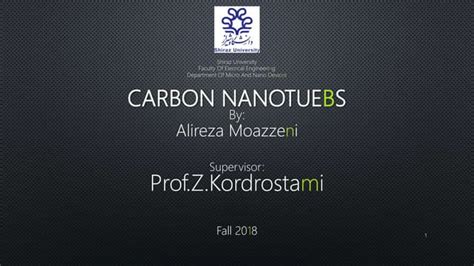 carbon nanotubes,properties and applications | PPT | Free Download