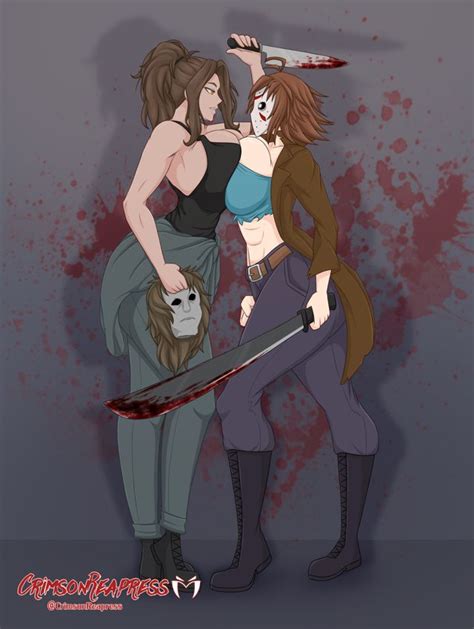 GrimmPhantom Comm27 Fem Meyers Vs Fem Jason By Crimsonreapress On