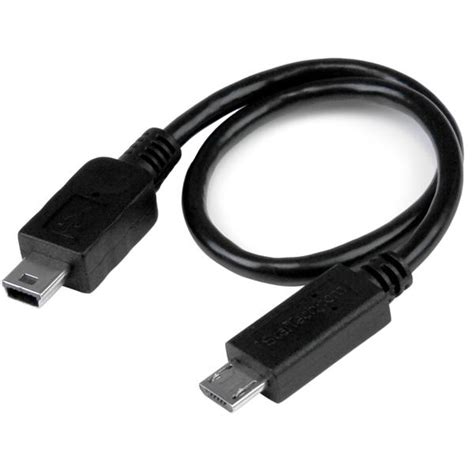 Usb Otg Cable Micro Usb To Mini Usb Mm 8 In Usb Cables