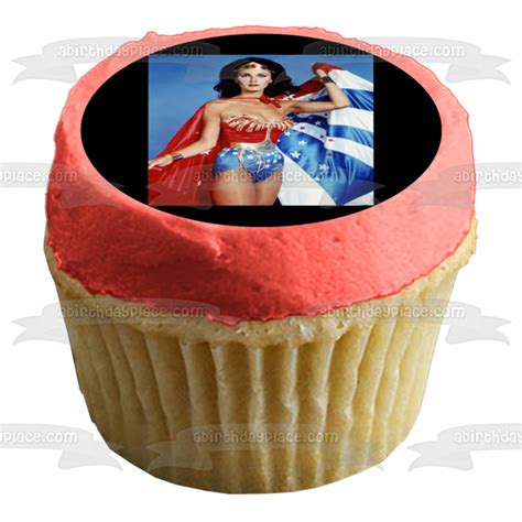 Wonder Woman Lynda Carter Full Costume Edible Cake Topper Image ABPID5 ...