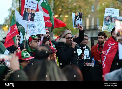 Downing Street London Uk Th November Pti Protest Against The