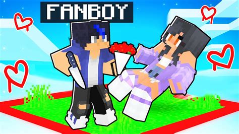 Aphmau Locked On One Chunk With Crazy Fan Boy In Minecraft Parody Storyeinaaron Kc Youtube