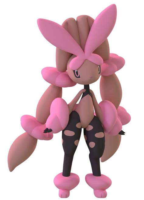 Mega Lopunny Shiny Version By Mrlarions On Deviantart Shiny Pokemon