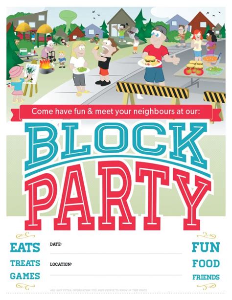 35 Eye-Catching Block Party Flyer Templates - PrintableTemplates