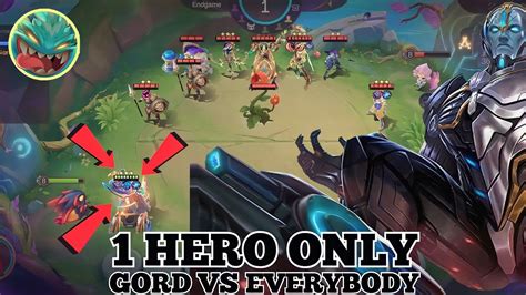 1 HERO ONLY GORD VS EVERYBODY THARZ SKILL 3 NEW UPDATE MAGIC CHESS